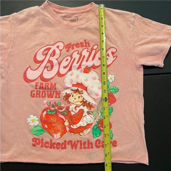 Strawberry Shortcake x Isaac Morris LTD Pink Crop Top Women's Small - Picture 5 of 7